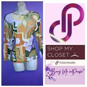 VINTAGE FLORAL BLOUSE